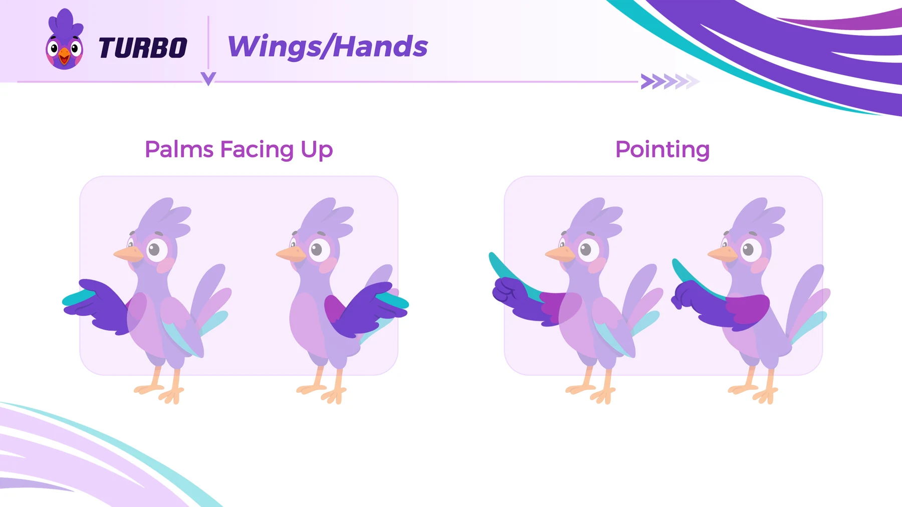 Gesture studies / Open palms and pointing.