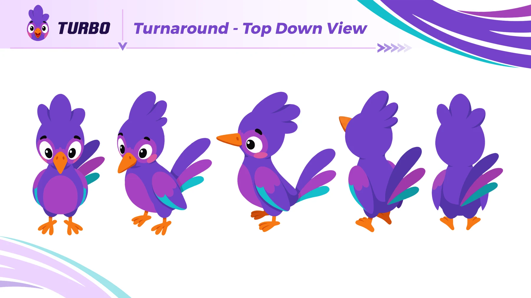 Overhead perspectives / Keeping Turbo recognisable from above.
