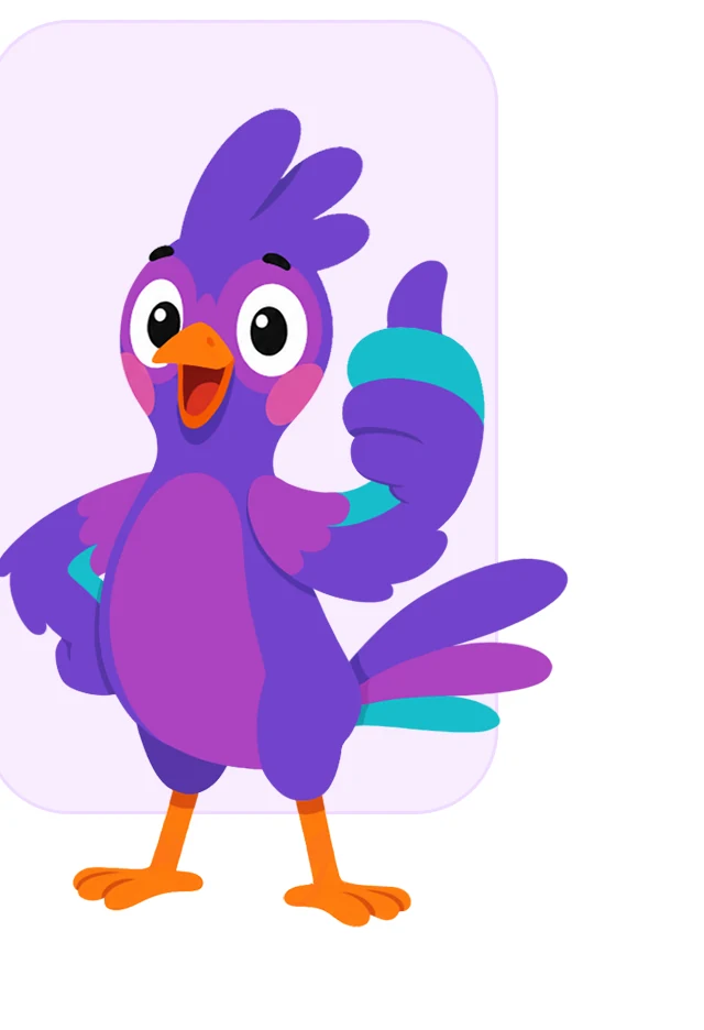 Turbo mascot: A little encouragement / Thumbs up