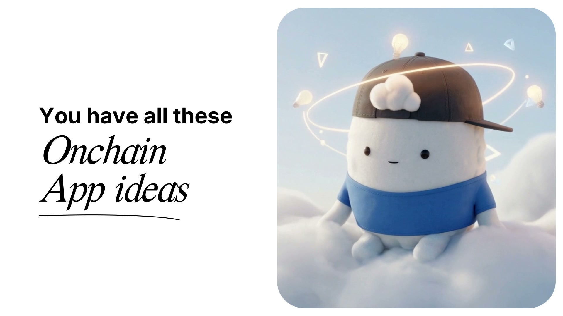 Poof — From Prompt to Onchain App — style frame 1